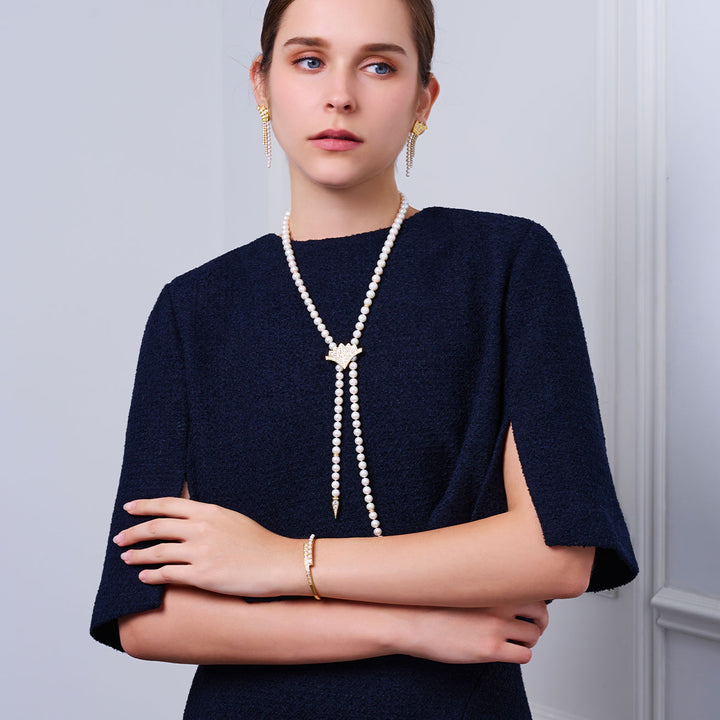 淡水珍珠项链 WN00796 | WATERFALL