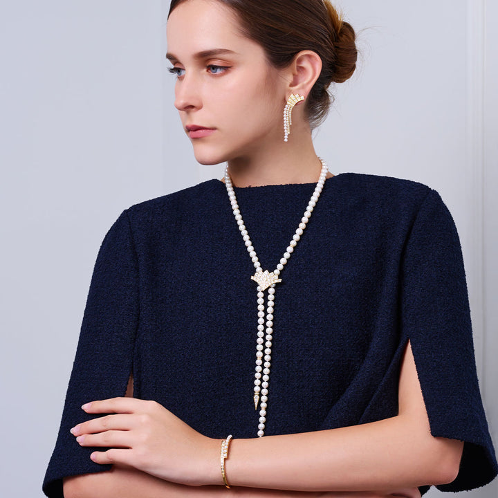 淡水珍珠项链 WN00796 | WATERFALL