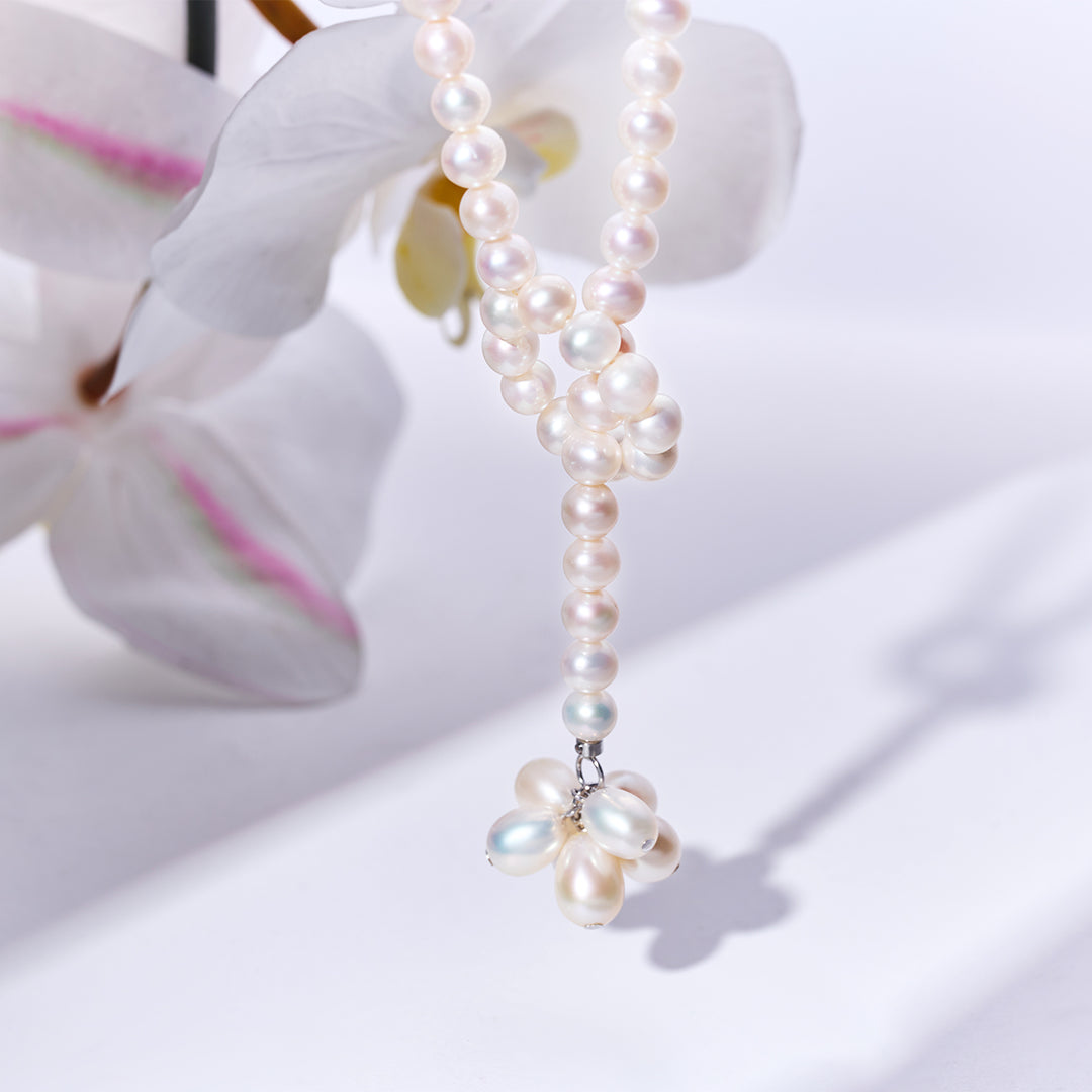 1.2 Meter Long Freshwater Pearl Necklace WN00797 - PEARLY LUSTRE