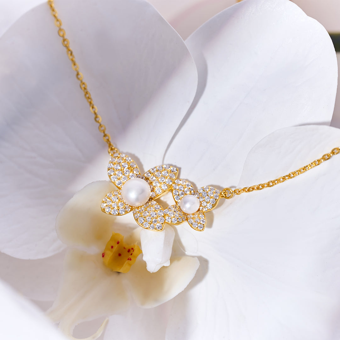 Top Grade Freshwater Pearl Necklace WN00799 | BLOOM - PEARLY LUSTRE