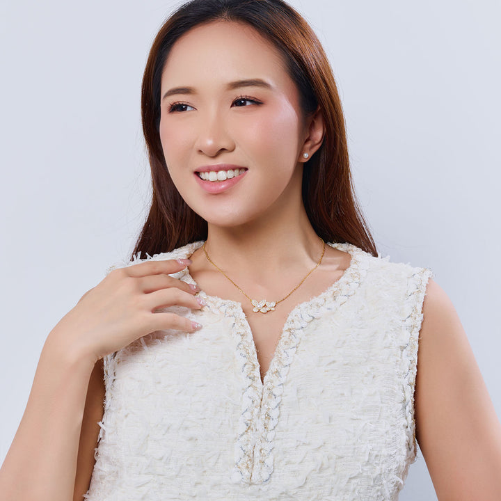Top Grade Freshwater Pearl Necklace WN00799 | BLOOM - PEARLY LUSTRE