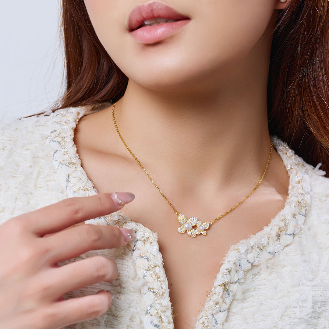 Top Grade Freshwater Pearl Necklace WN00799 | BLOOM - PEARLY LUSTRE
