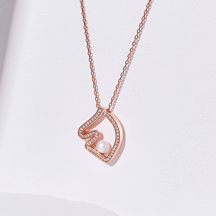 Top Grade Freshwater Pearl Necklace WN00800 | HORSE - PEARLY LUSTRE