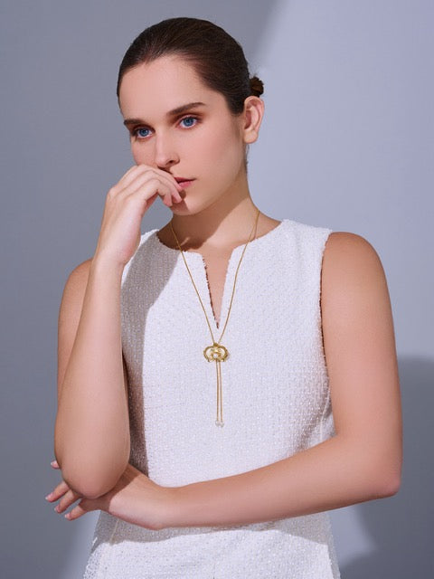 Collana di perle d'acqua dolce di prima qualità WN00802 | ORCHID