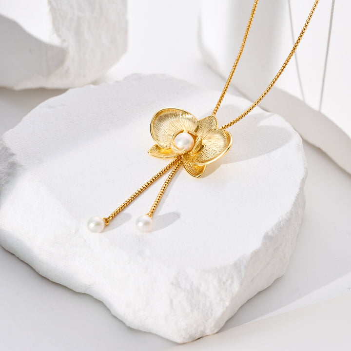 Top Grade Freshwater Pearl Necklace WN00802 | ORCHID - PEARLY LUSTRE