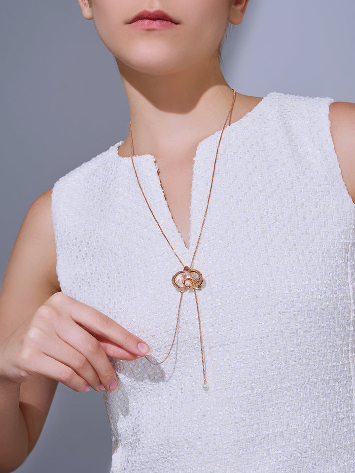 Collar de perlas de agua dulce de primera calidad WN00803 | ORCHID