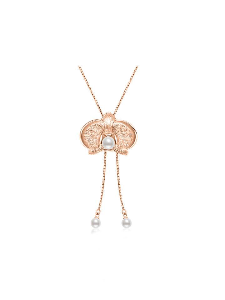 Collar de perlas de agua dulce de primera calidad WN00803 | ORCHID