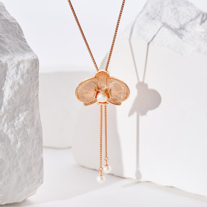 Top Grade Freshwater Pearl Necklace WN00803 | ORCHID - PEARLY LUSTRE