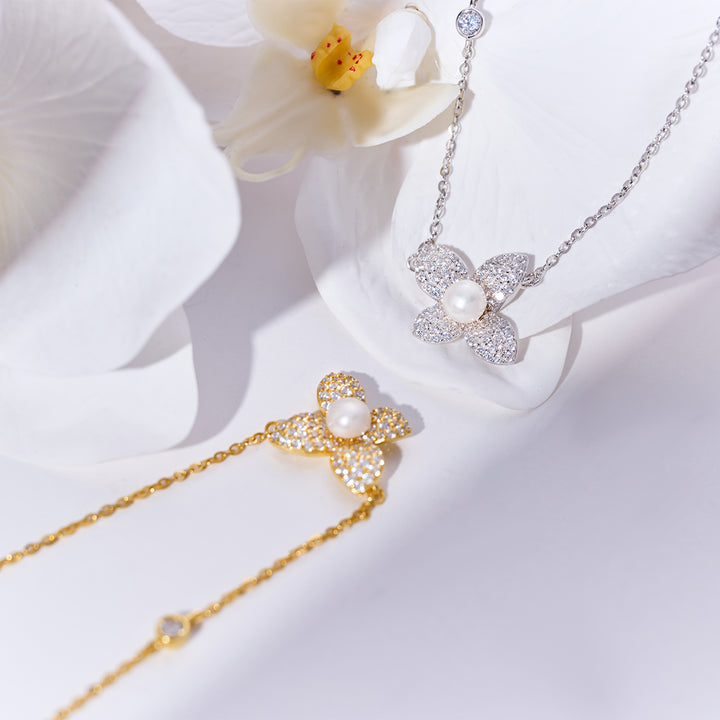 Top Grade Freshwater Pearl Necklace WN00793 | BLOOM - PEARLY LUSTRE