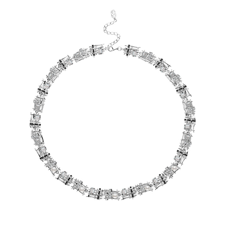 Collar de perlas de agua dulce de primera calidad WN00812 | TWEED