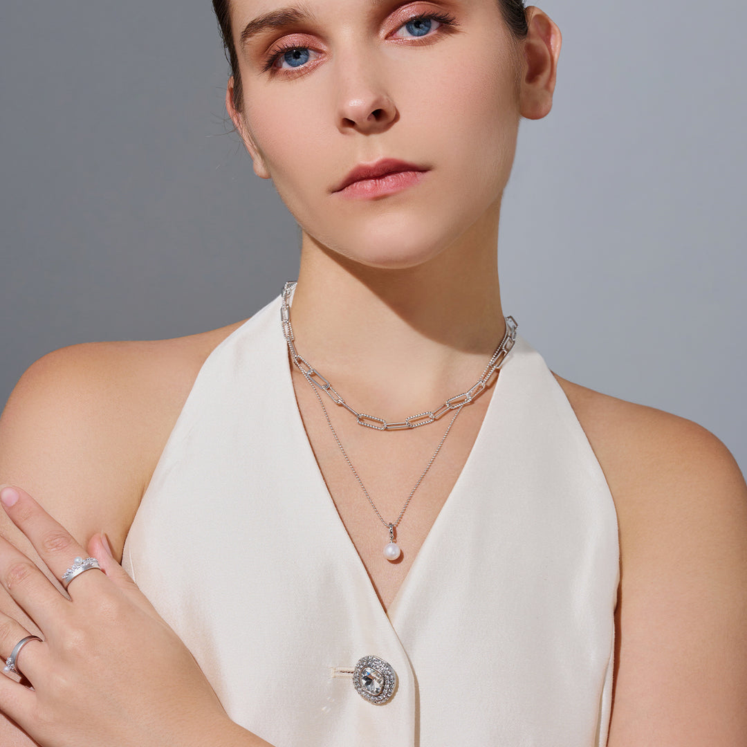 Collana di Perle d'Acqua Dolce WN00815 | Mix & Match