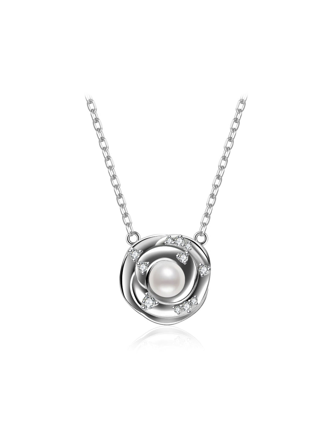 Collar de perlas de agua dulce de primera calidad WN00816 | ROSE