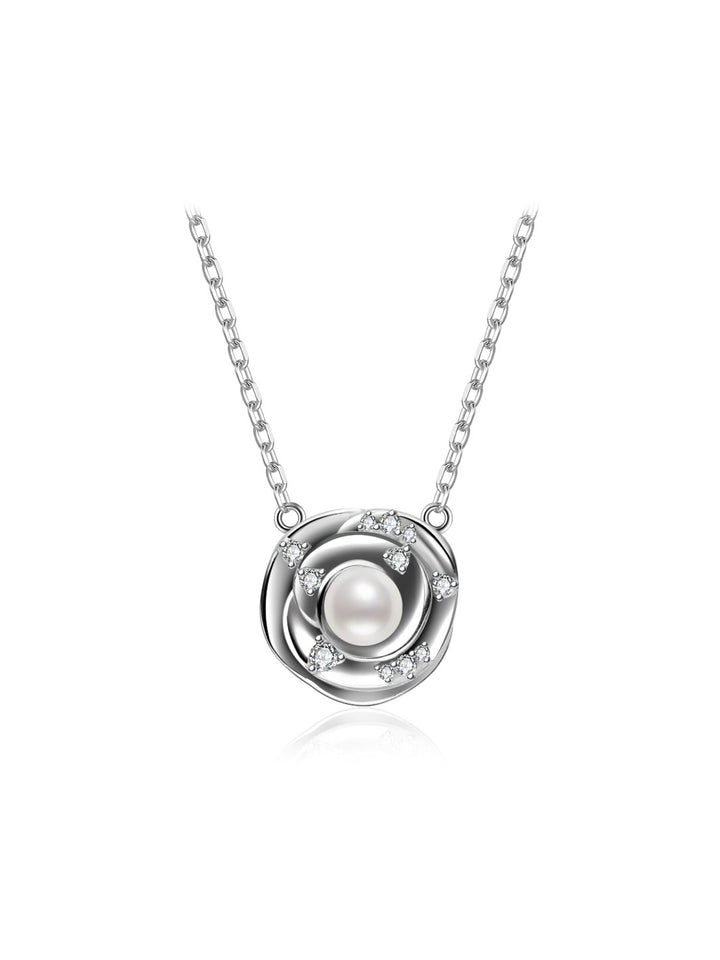 Collar de perlas de agua dulce de primera calidad WN00816 | ROSE
