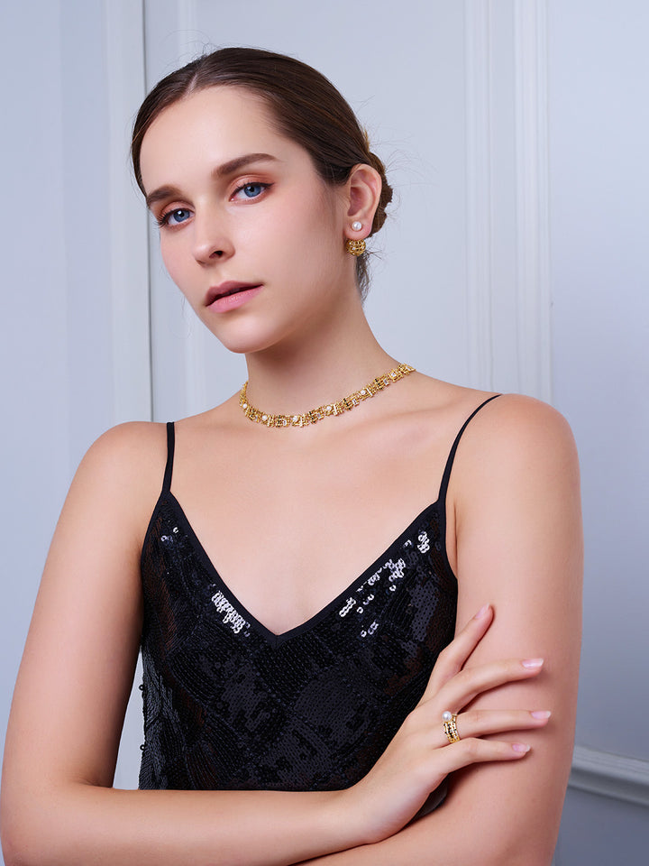 Collier de perles d&