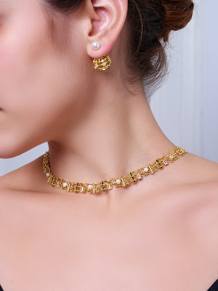 Collier de perles d&