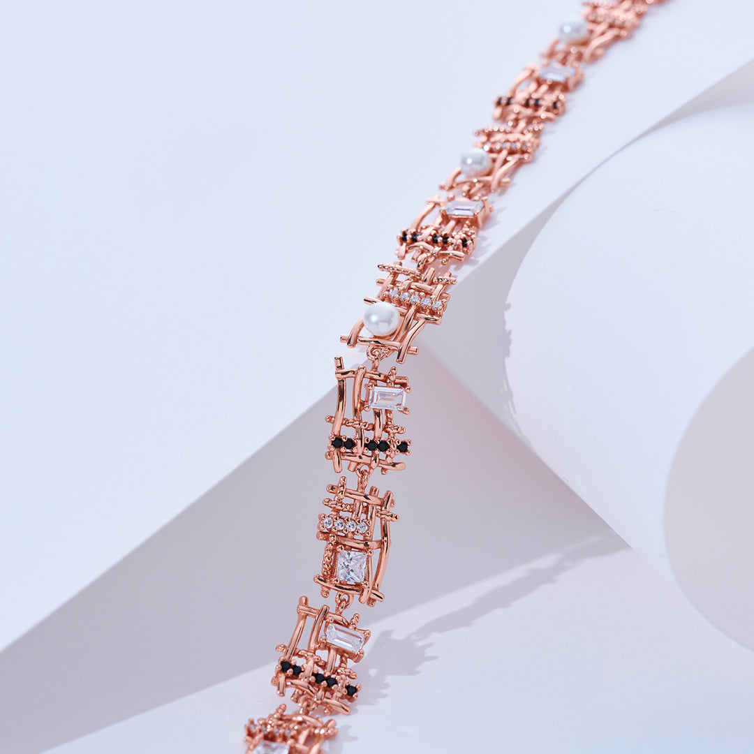 Collana di Perle d'Acqua Dolce di Alta Qualità WN00819 | TWEED