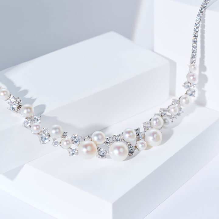 Collana di Perle d'Acqua Dolce di Prima Qualità WN00820 | STARRY