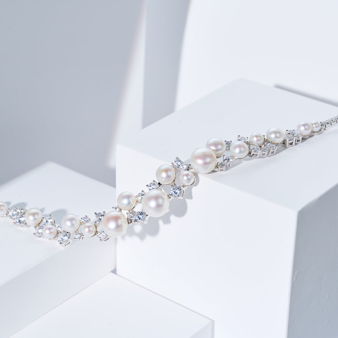 Collana di Perle d'Acqua Dolce di Prima Qualità WN00820 | STARRY