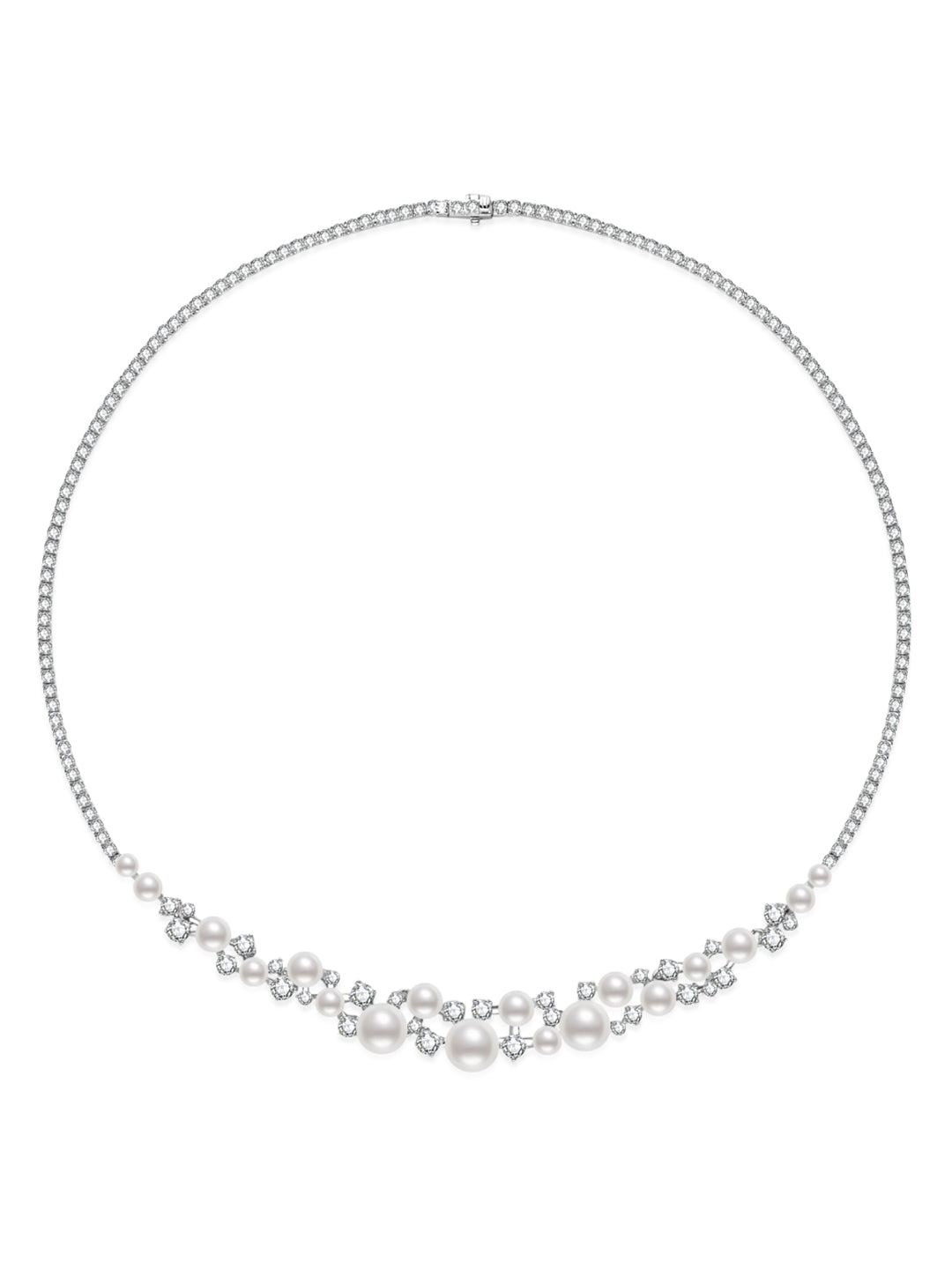 Collier de perles d'eau douce de qualité supérieure WN00820 | STARRY