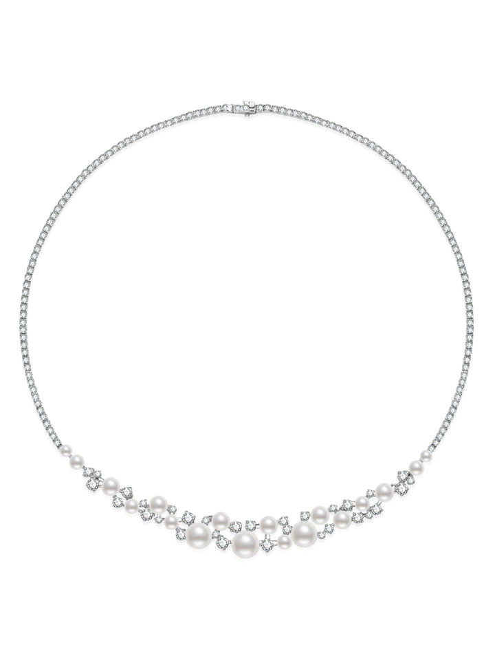 Collier de perles d'eau douce de qualité supérieure WN00820 | STARRY