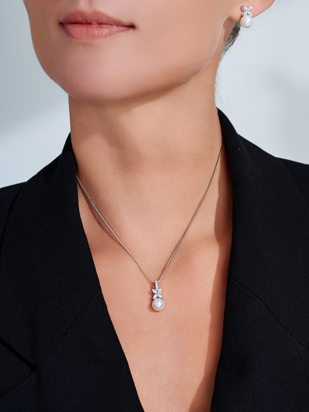 Top Lustre Freshwater Pearl Necklace WN00821 | EVERLEAF