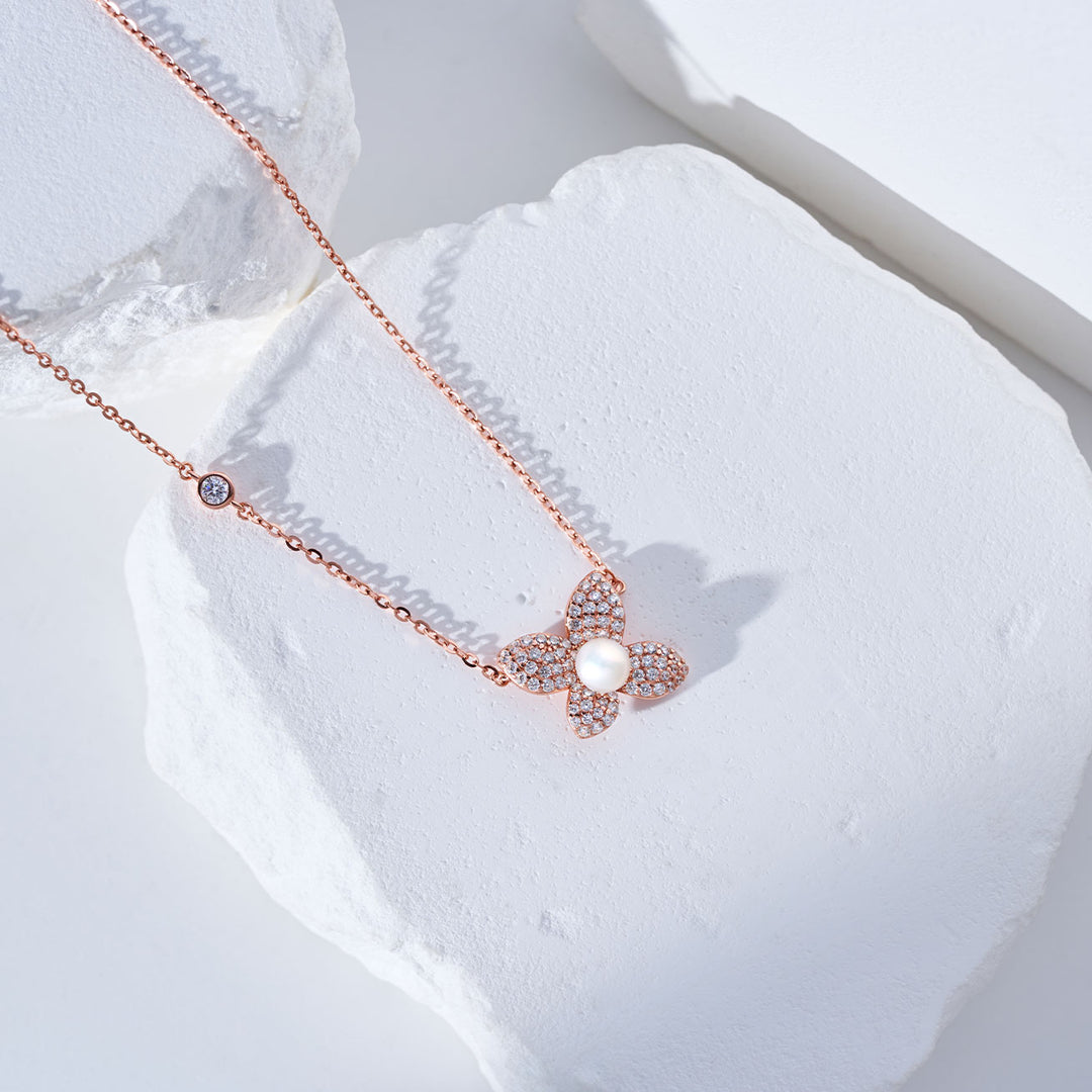 최고급 담수 진주 목걸이 WN00823 | BLOOM