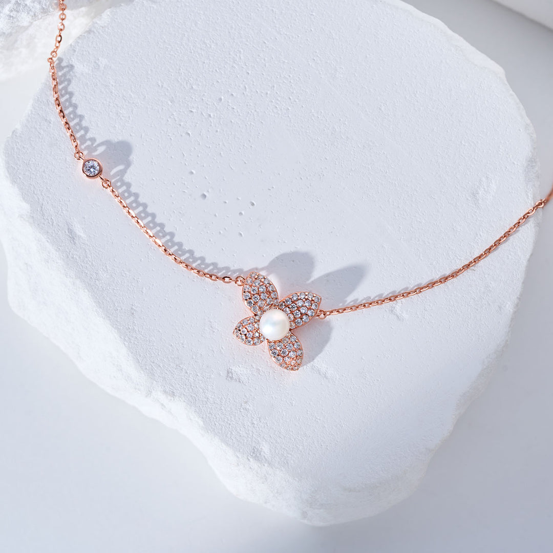 최고급 담수 진주 목걸이 WN00823 | BLOOM