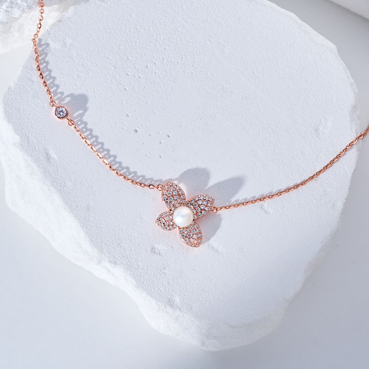 최고급 담수 진주 목걸이 WN00823 | BLOOM