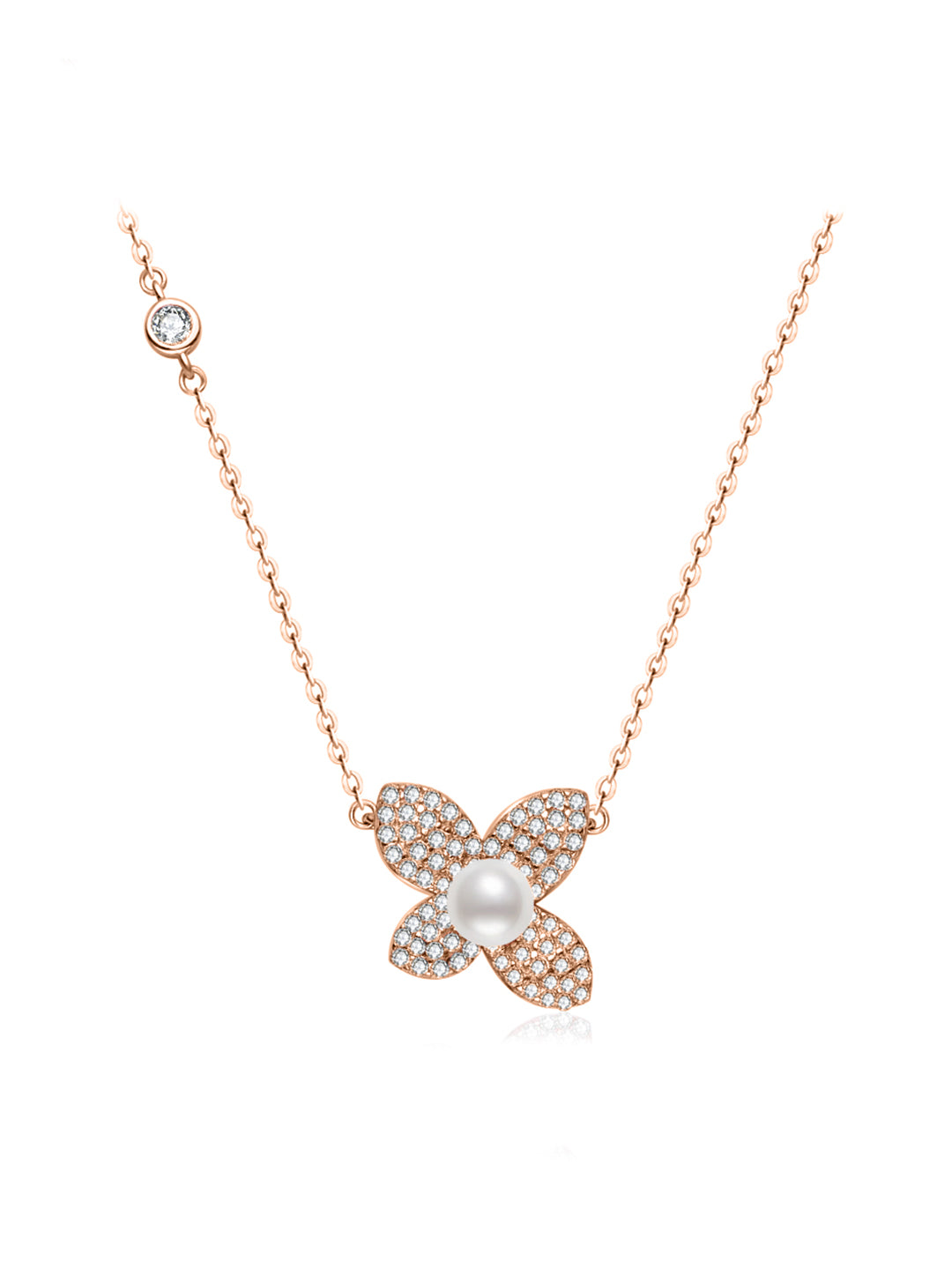 Collar de perlas de agua dulce de primera calidad WN00823 | BLOOM