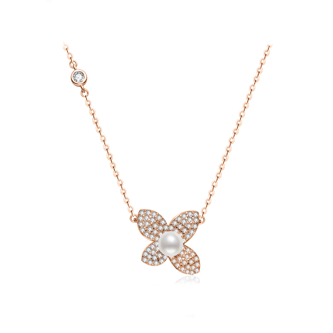 최고급 담수 진주 목걸이 WN00823 | BLOOM