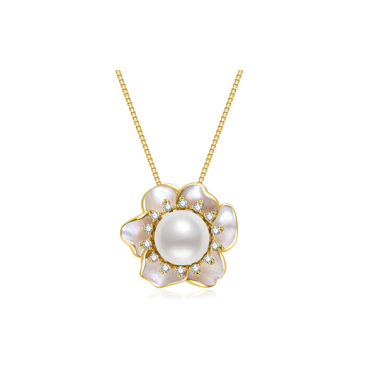 Collana di Perle d'Acqua Dolce di Prima Qualità WN00825 | ORCHID