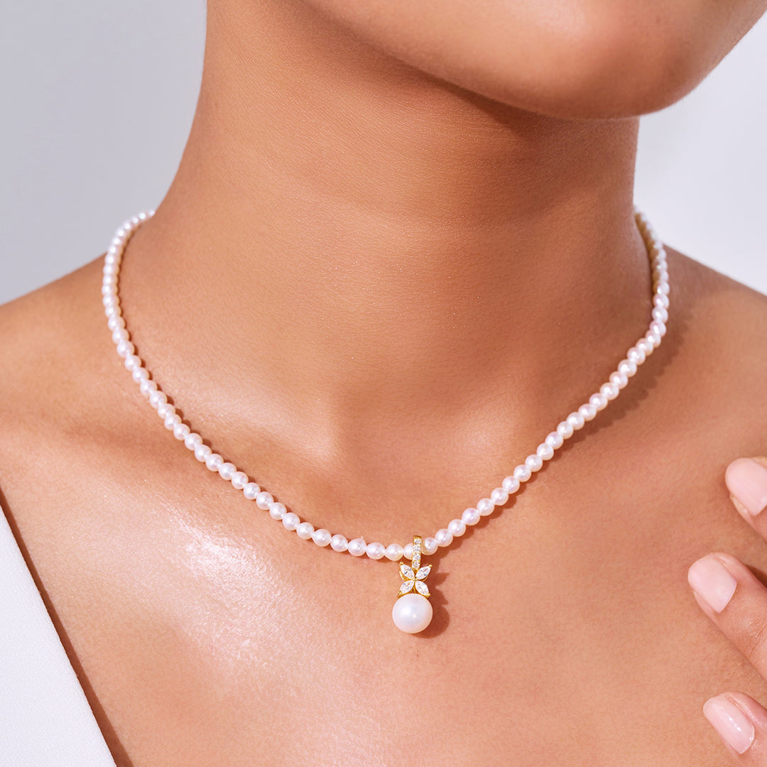 顶级淡水珍珠项链 WN00828 | EVERLEAF