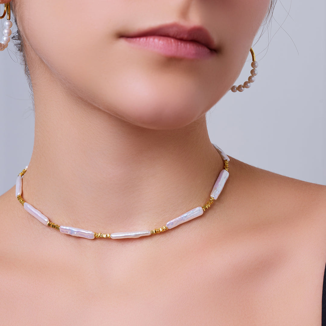 Collana di Perle d'Acqua Dolce Baroque WN00830 ｜RHYTHM