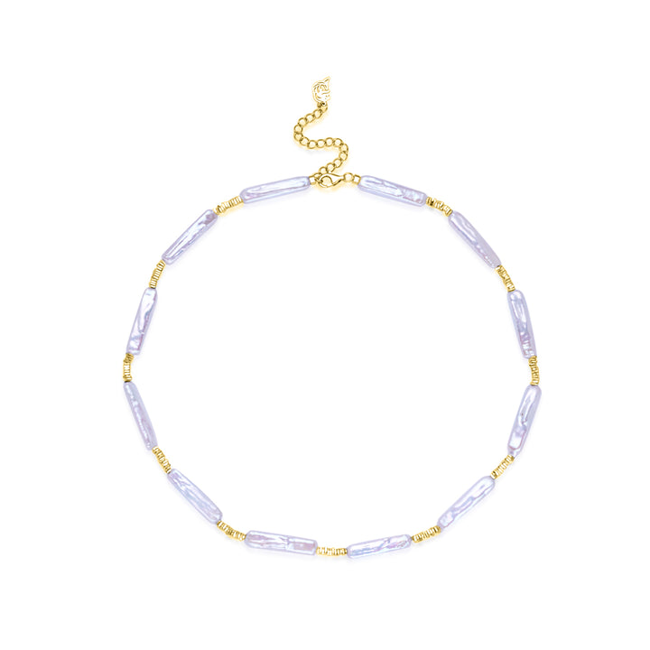 바로크 담수 진주 목걸이 WN00830