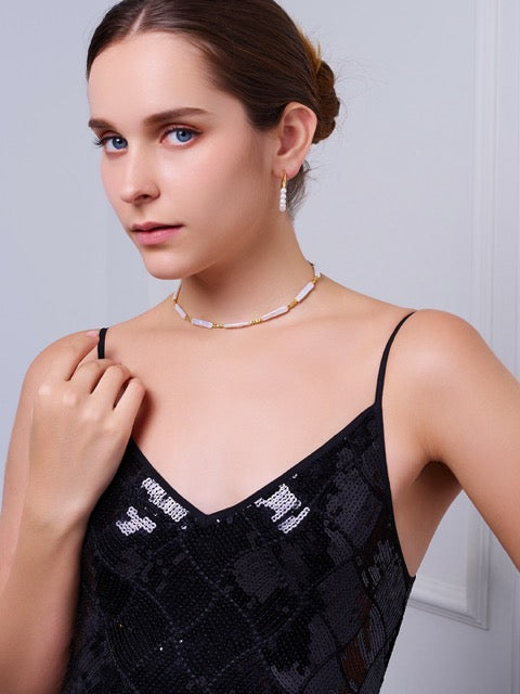 Collar de Perlas de Agua Dulce Baroque WN00830 ｜RHYTHM