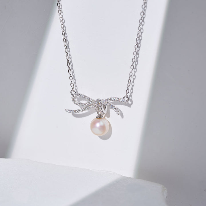 Collier de perles d'eau douce WN00833 | RIBBON