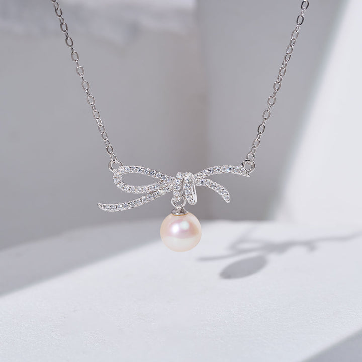 Collier de perles d'eau douce WN00833 | RIBBON