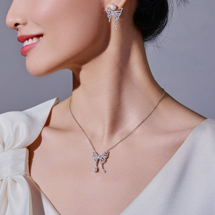 淡水珍珠項鍊 WN00834 | BUTTERFLY