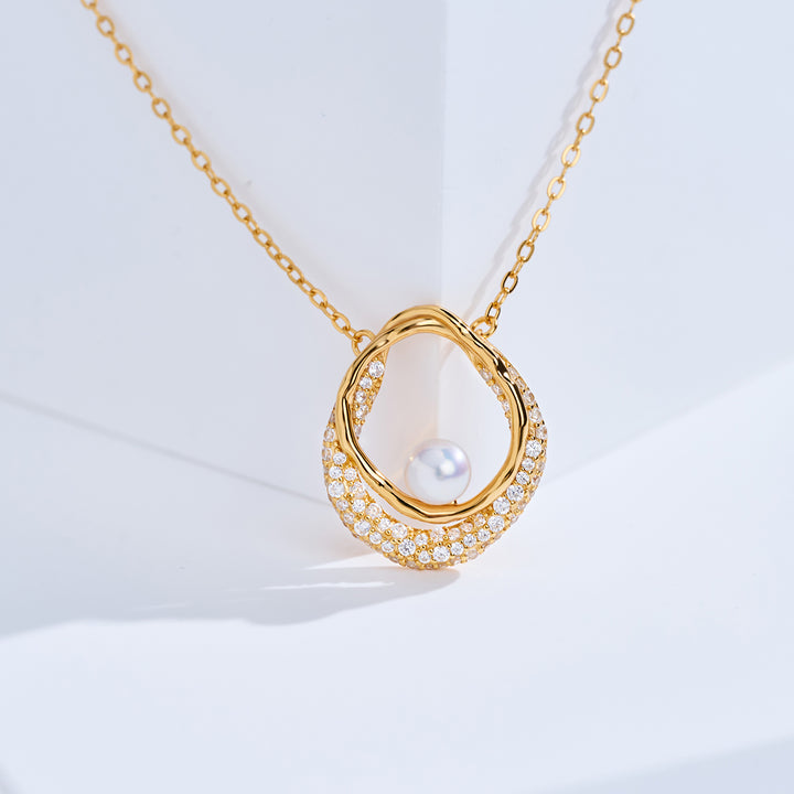 Collier de perles d'eau douce de qualité supérieure WN00837 | SANDS