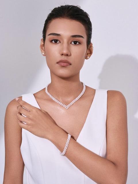 优雅淡水珍珠项链 WN00839