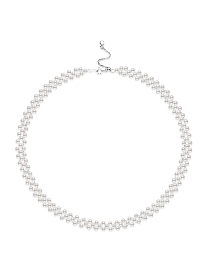 Collier élégant en perles d'eau douce WN00840