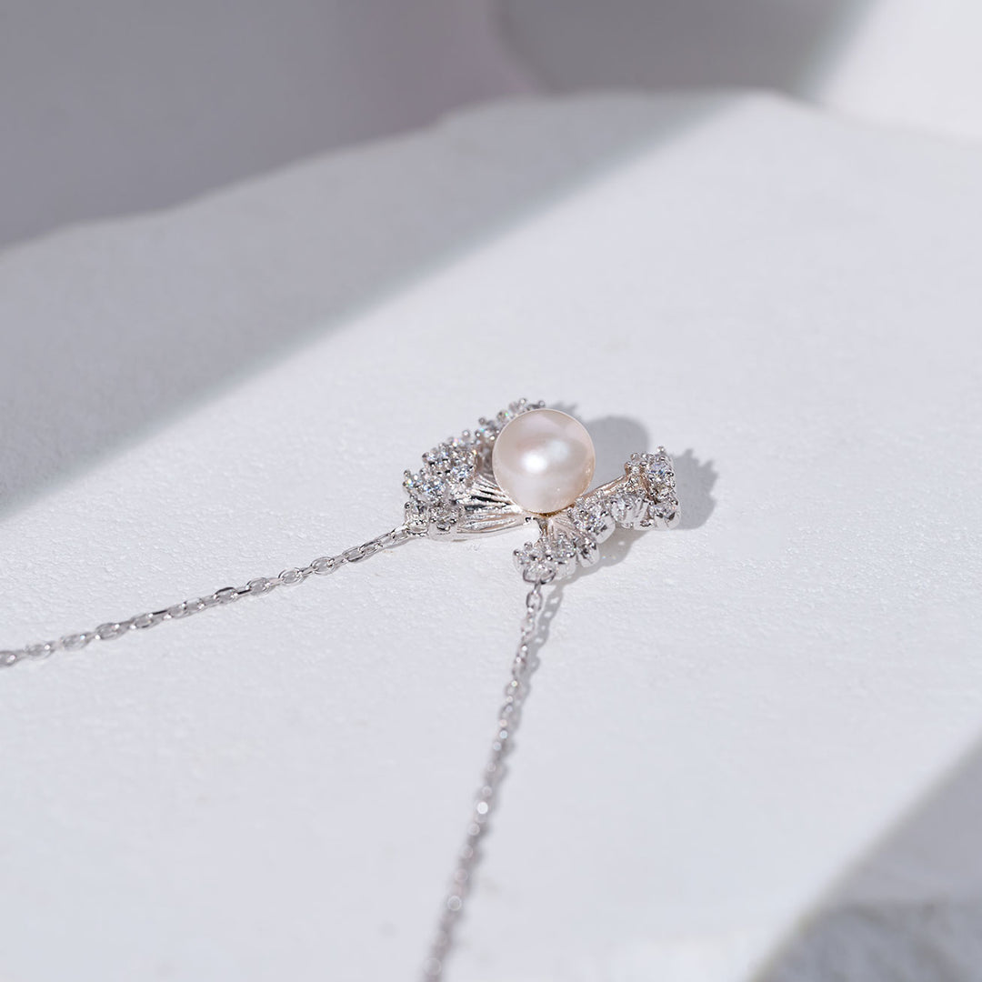 Collier de perles d'eau douce WN00843 | RIBBON