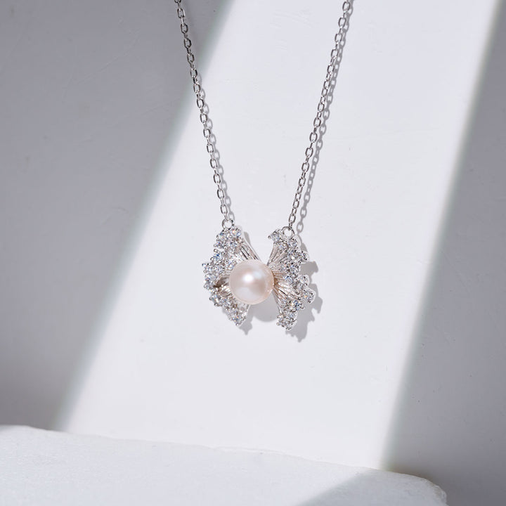 Collier de perles d'eau douce WN00843 | RIBBON