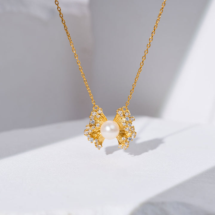 Collier de perles d'eau douce WN00844 | RIBBON