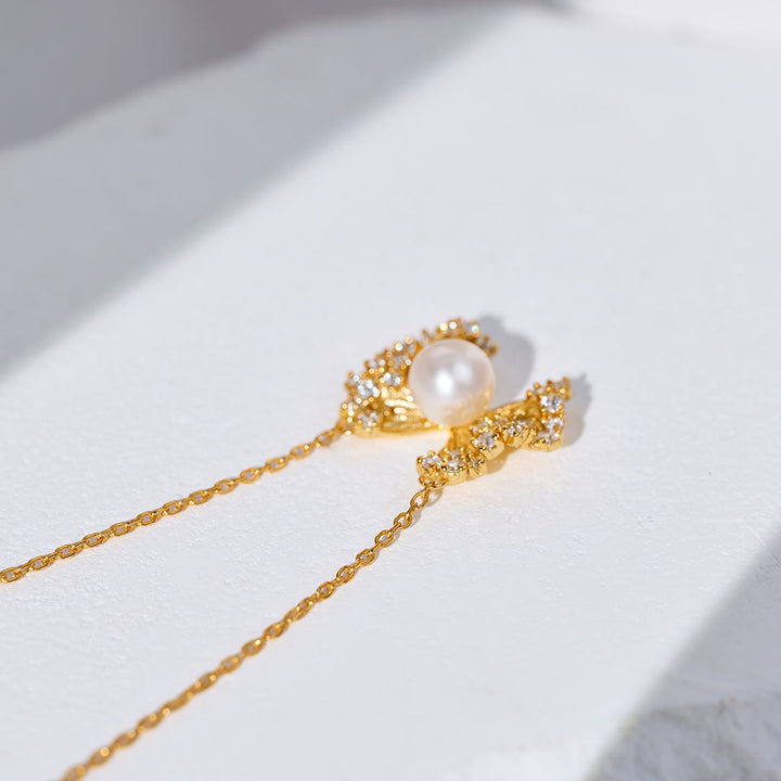 Collier de perles d'eau douce WN00844 | RIBBON