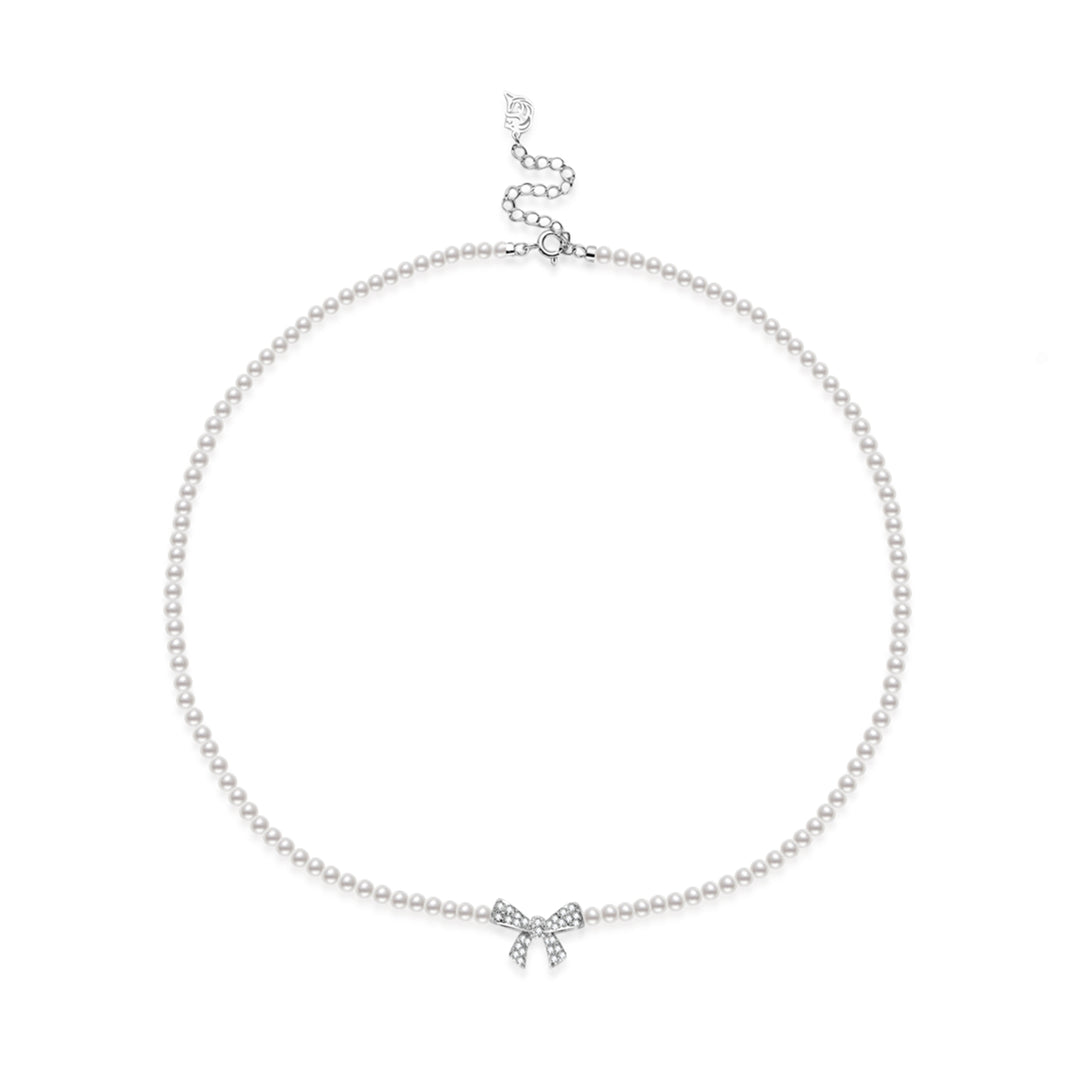 Top Lustre 담수 진주 목걸이 WN00849 | RIBBON