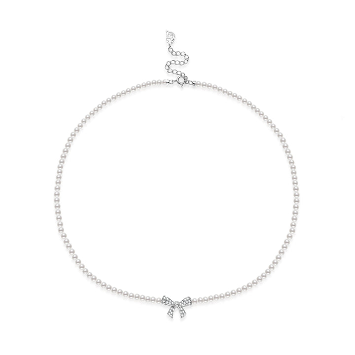 Top Lustre 담수 진주 목걸이 WN00849 | RIBBON