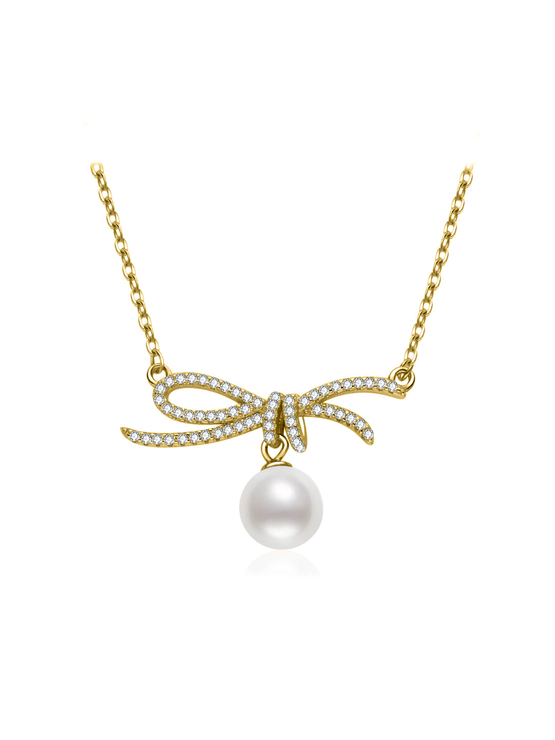 Collier de perles d'eau douce WN00852 | RIBBON