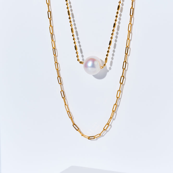 Top Lustre 淡水珍珠项链 WN00855 | 混搭