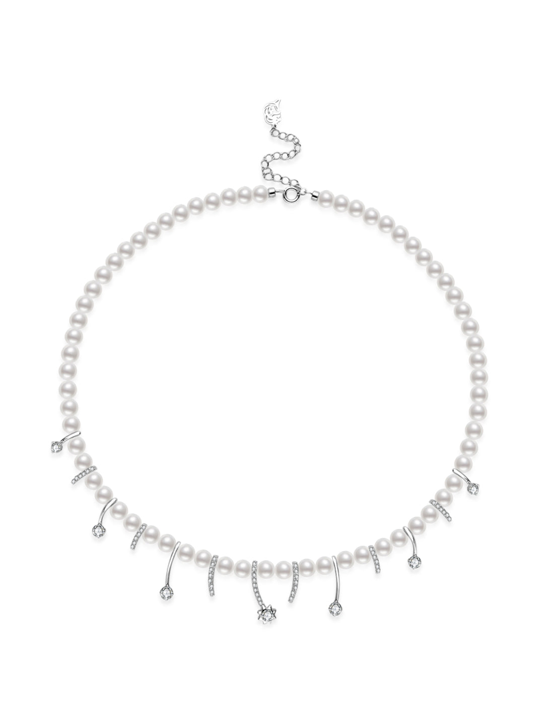 화이트 민물 진주 목걸이 WN00856 | CELESTE